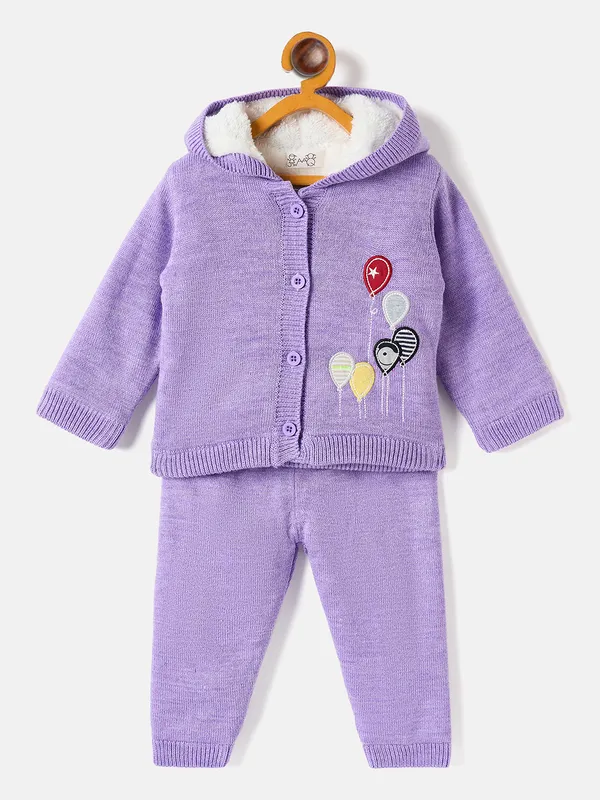 JWAAQ_Full_Sleeve_Baby_kids_unisex_Winter_2_pcs_set_with_Faux_Fur