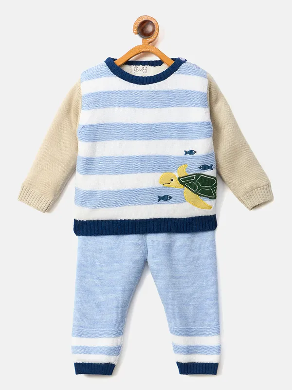 JWAAQ_Full_Sleeve_Baby_kids_unisex_Winter_2_pcs_set_with_Faux_Fur