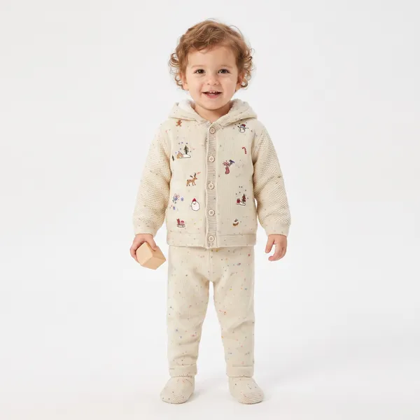 JWAAQ_Full_Sleeve_Baby_kids_unisex_Winter_2_pcs_set_with_Faux_Fur