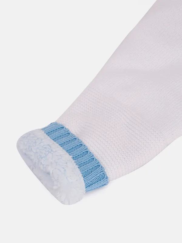 JWAAQ_Cotton_Knit_Full_Sleeve_Color_Blocked_Baby_kids_unisex_Winter_2_pcs_set_With_Fur_Lined-Blue