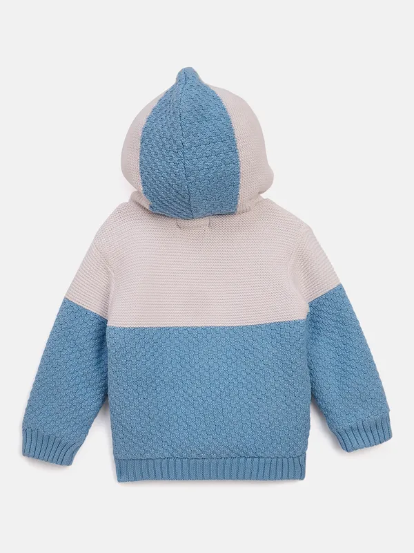 JWAAQ_Cotton_Knit_Full_Sleeve_Color_Blocked_Baby_kids_unisex_Winter_2_pcs_set_With_Fur_Lined-Blue