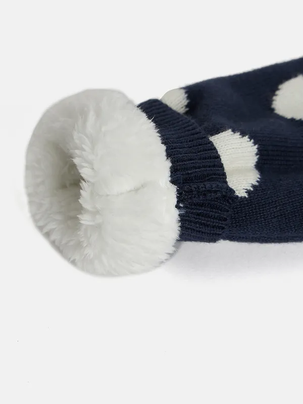 Navy_Blue_Infants_Full_Sleeve_Cotton_Fur_Lined_Romper_For_Unisex_Kids