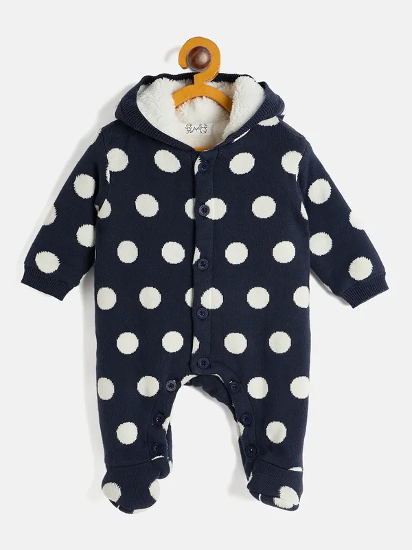 Navy_Blue_Infants_Full_Sleeve_Cotton_Fur_Lined_Romper_For_Unisex_Kids