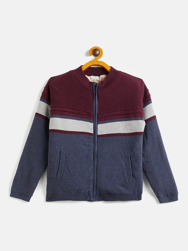 Wine_Full_Sleeve_Cotton_Fur_Lined_Sweater_For_Boys