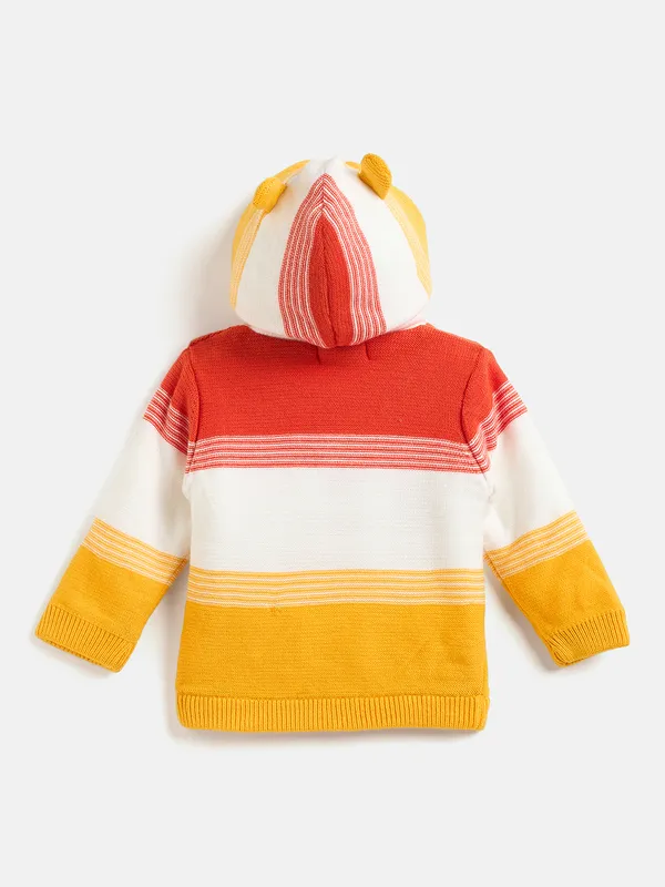 2-Piece_Yellow_Full_Sleeve_Cotton_Faux_Fur_Winter_Set_For___Kids