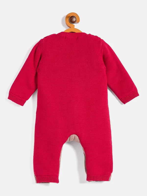 Unisex_Red_Cotton_Fur-Lined_Full_Sleeve_Romper_for_Infants