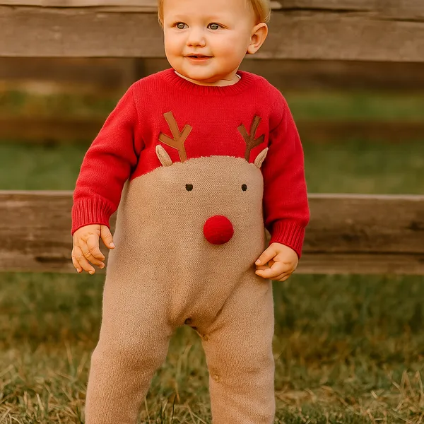 Unisex_Red_Cotton_Fur-Lined_Full_Sleeve_Romper_for_Infants