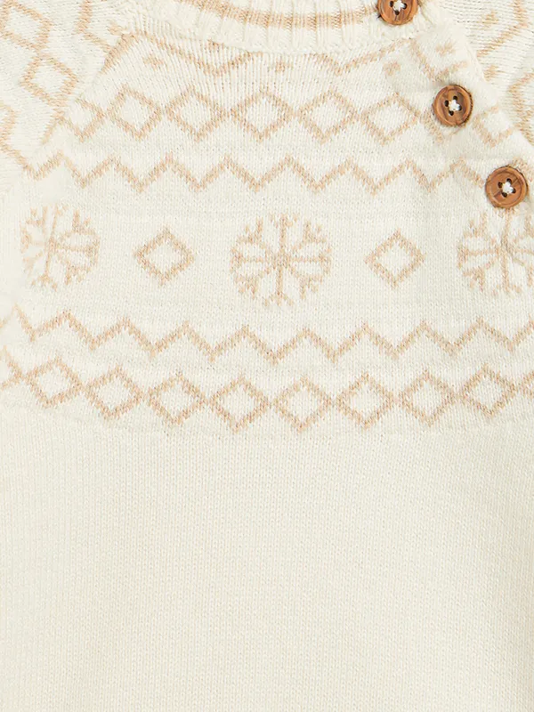 JWAAQ_Cotton_Knit_Full_Sleeve_Baby_kids_unisex_Winter_2_pcs_set-Cream