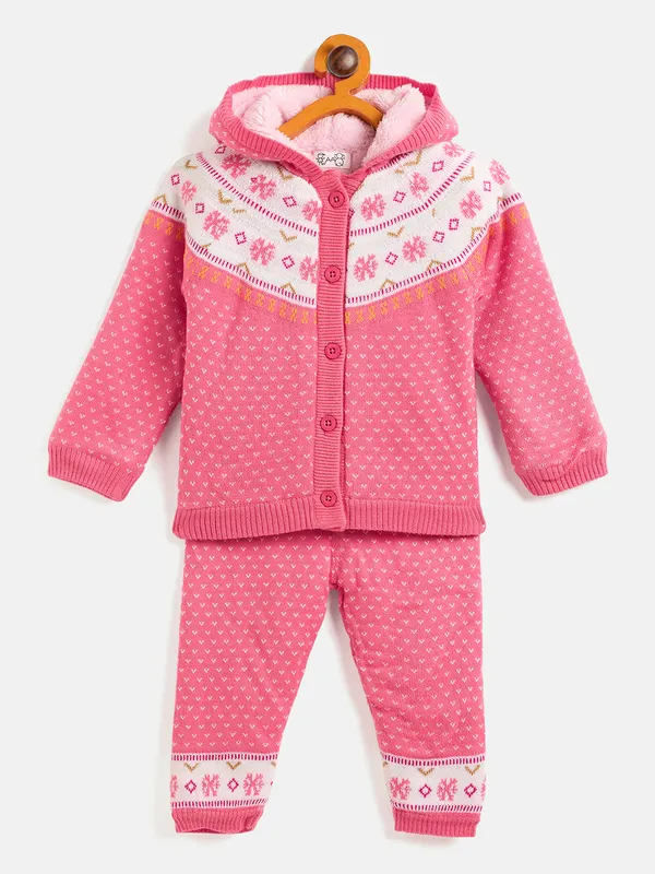 2-Piece_Pink_Full_Sleeve_Cotton_Faux_Fur_Winter_Set_For_Girls