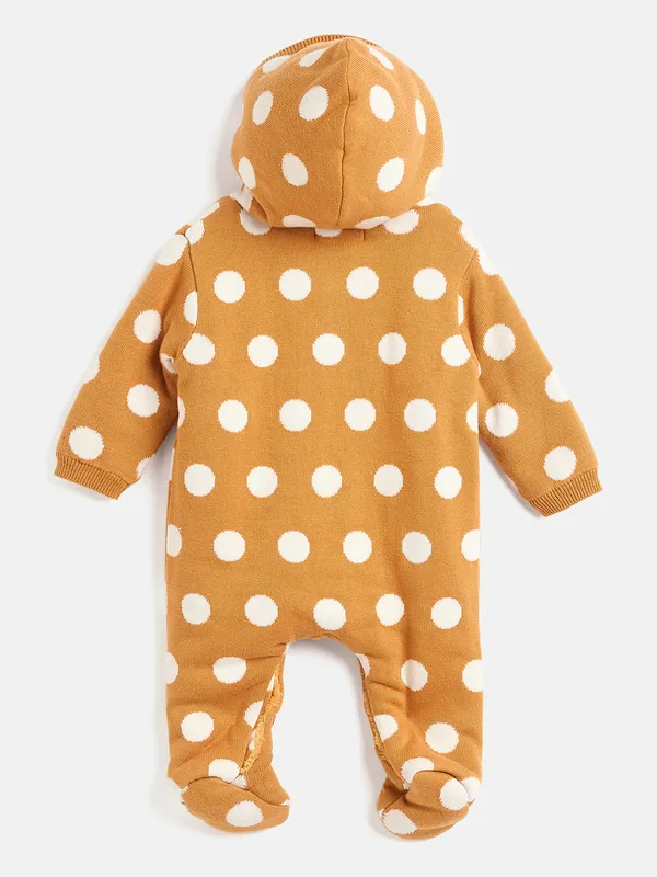 Mustard_Infants_Full_Sleeve_Cotton_Fur_Lined_Romper_For_Unisex_Kids