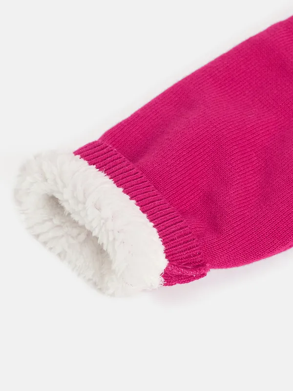 Fushia_Infants_Full_Sleeve_Cotton_Fur_Lined_Romper_For___Kids