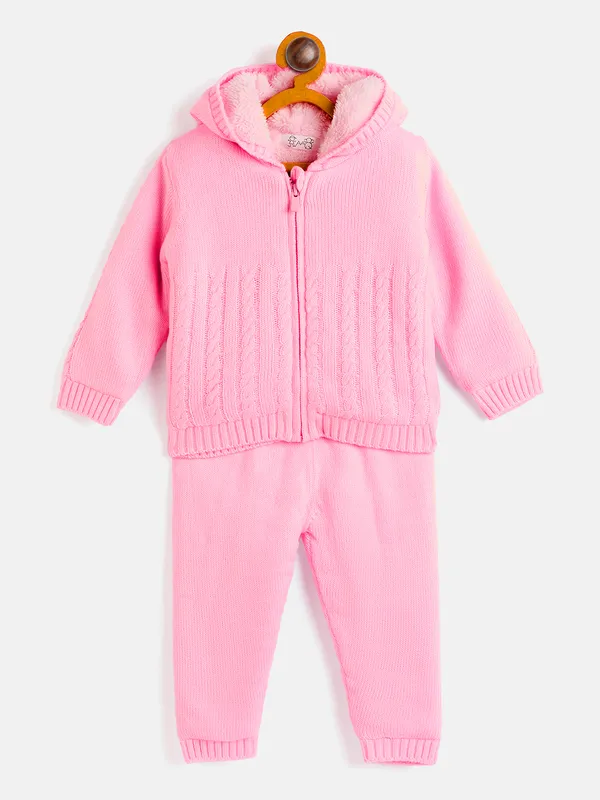 2-Piece_Pink_Full_Sleeve_Cotton_Faux_Fur_Winter_Set_For_Girls