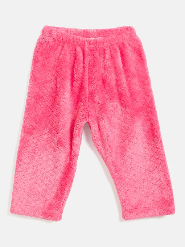 JWAAQ_Fur_Knited_Fabric_Full_Sleeve_Self_Printed_Baby_kids_unisex_Winter_2_pcs_set-Pink