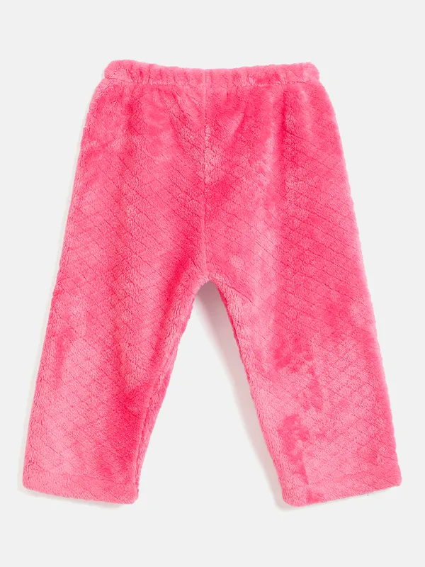 JWAAQ_Fur_Knited_Fabric_Full_Sleeve_Self_Printed_Baby_kids_unisex_Winter_2_pcs_set-Pink