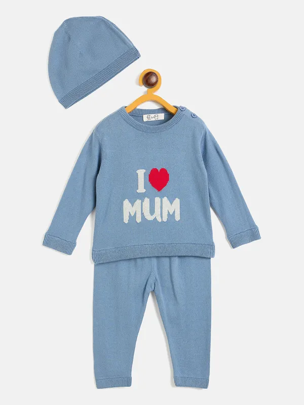 JWAAQ_Baby_kids_Unisex_Winter_Full_Sleeve_3_pcs_set_with_Cap_-Blue