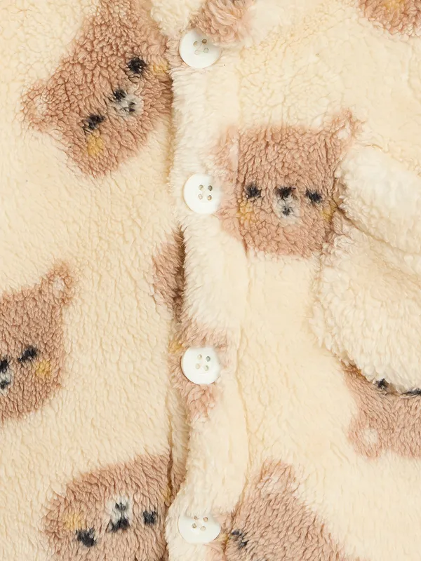 JWAAQ_Fur_Knited_Fabric_Full_Sleeve_Self_Printed_Baby_kids_unisex_Winter_2_pcs_set-Oatmeal