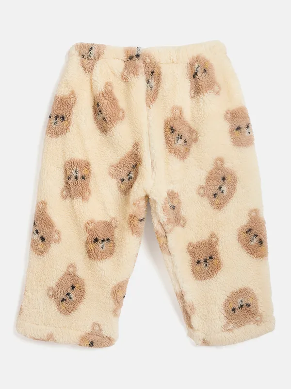 JWAAQ_Fur_Knited_Fabric_Full_Sleeve_Self_Printed_Baby_kids_unisex_Winter_2_pcs_set-Oatmeal