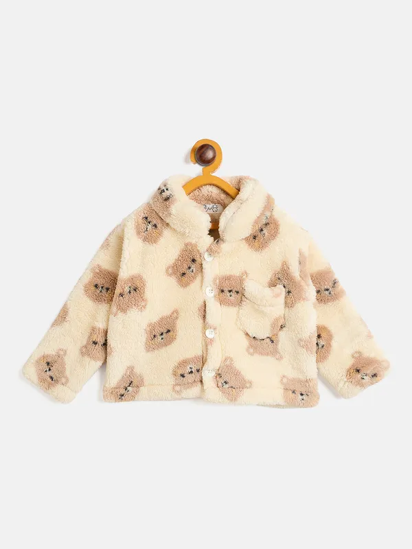 JWAAQ_Fur_Knited_Fabric_Full_Sleeve_Self_Printed_Baby_kids_unisex_Winter_2_pcs_set-Oatmeal