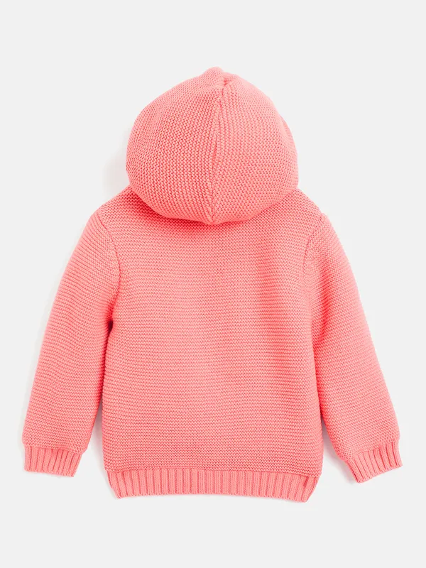 JWAAQ_Cotton_Knit_Full_Sleeve_Baby_kids_unisex_Winter_2_pcs_set_With_Fur_Lined-Pink