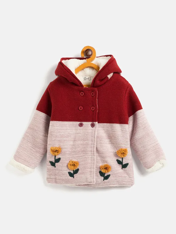 Pink_Full_Sleeve_Cotton_Fur_Lined_Sweater_For_Girls