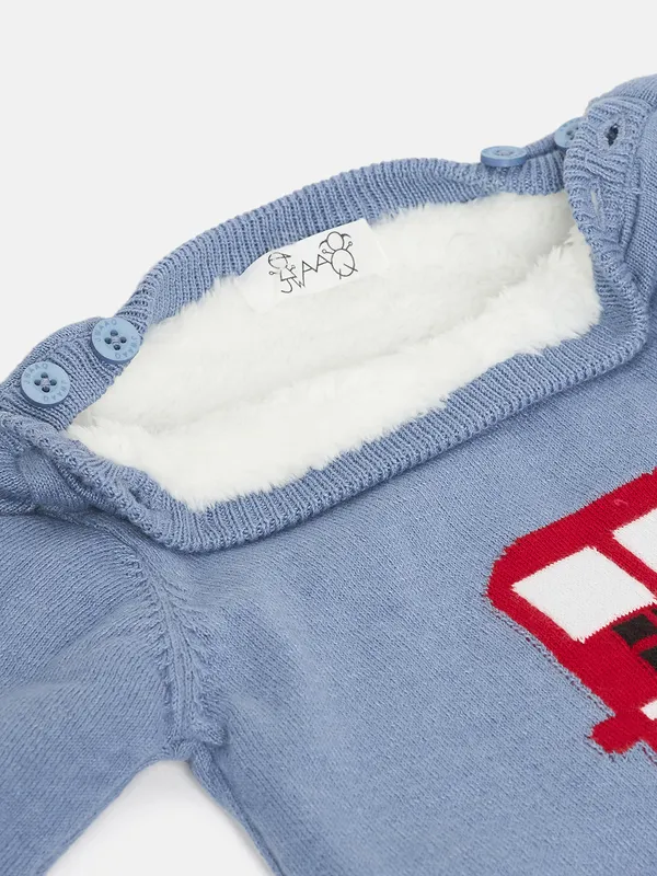 Blue_Infants_Full_Sleeve_Cotton_Fur_Lined_Romper_For___Kids