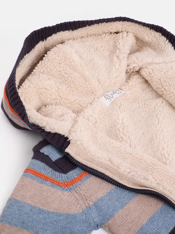 Melange_Full_Sleeve_Cotton_Fur_Lined_Sweater_For_Boys