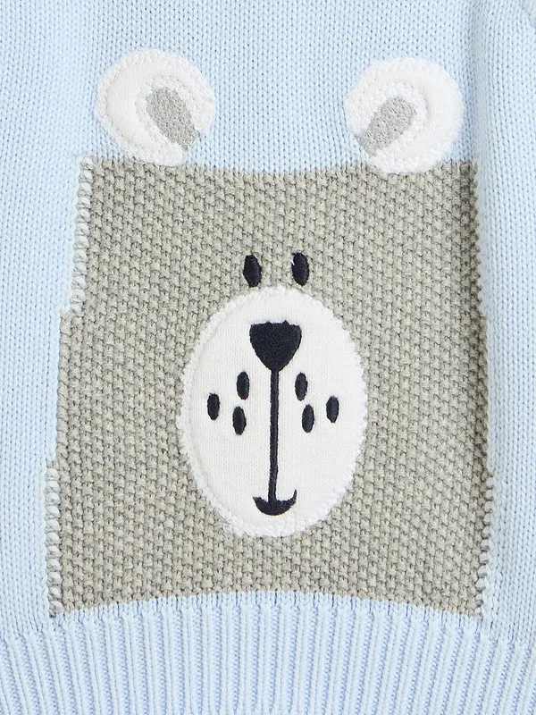 JWAAQ_Baby_kids_Unisex_Winter_Full_Sleeve_3_pcs_set_with_Cap-_Blue