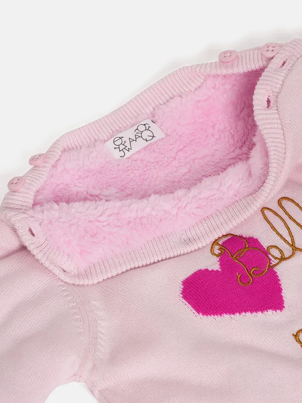 Pink_Infants_Full_Sleeve_Cotton_Fur_Lined_Romper_For___Kids