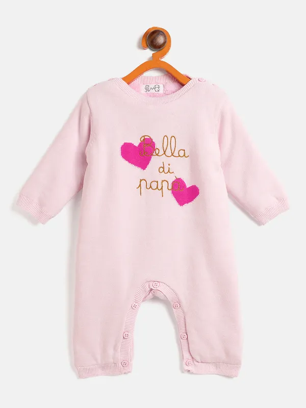 Pink_Infants_Full_Sleeve_Cotton_Fur_Lined_Romper_For___Kids