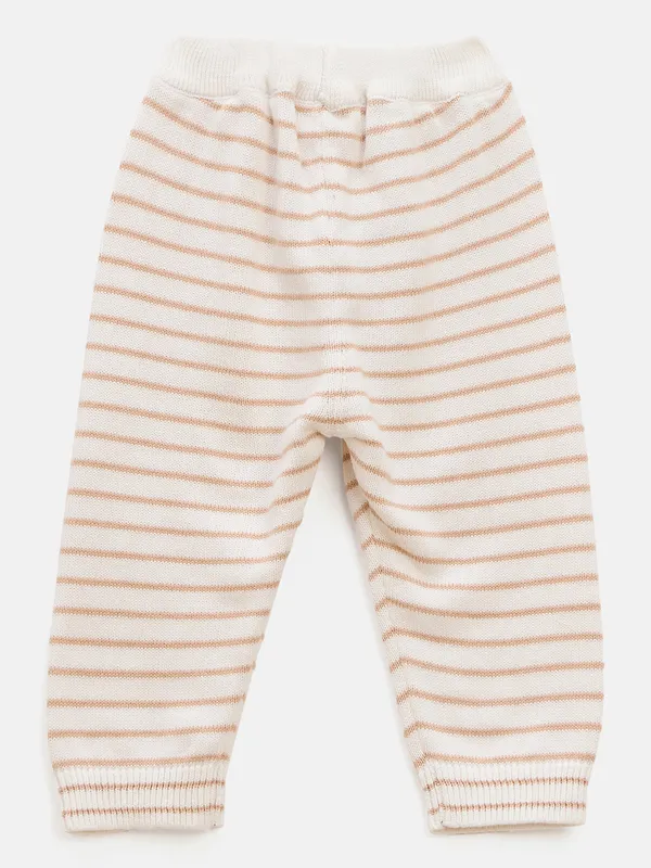 JWAAQ_Cotton_Knit_Full_Sleeve_Baby_kids_unisex_Winter_2_pcs_set-Ecru