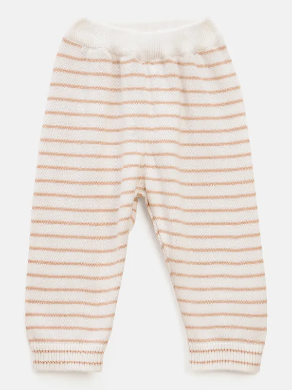 JWAAQ_Cotton_Knit_Full_Sleeve_Baby_kids_unisex_Winter_2_pcs_set-Ecru
