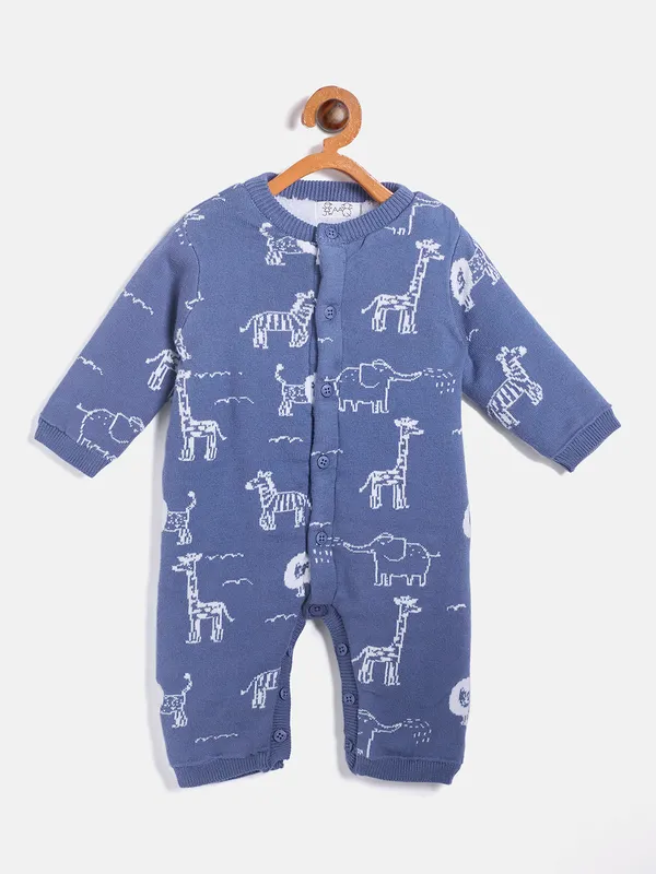 Blue_Infants_Full_Sleeve_Cotton_Fur_Lined_Romper_For___Kids