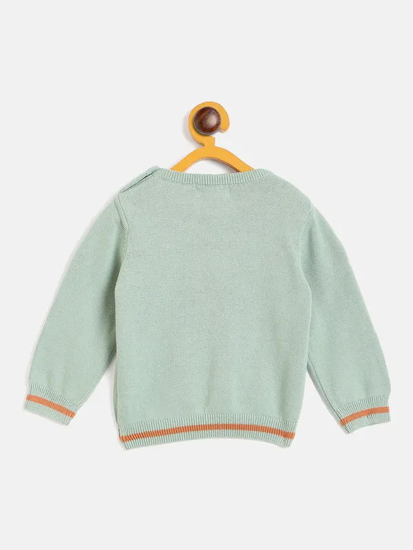 JWAAQ_Baby_kids_Unisex_Winter_Full_Sleeve_3_pcs_set_with_Cap-_Green