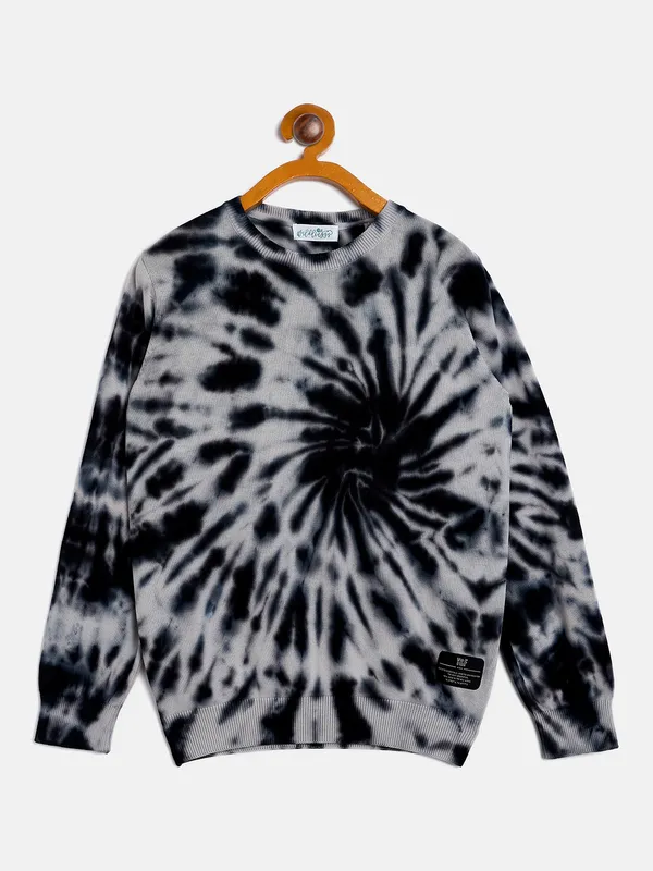 JWAAQ_Unisex_Kids_Cotton_Round_neck_Full_Sleeves_Tie_Die_Pullover_Sweaters