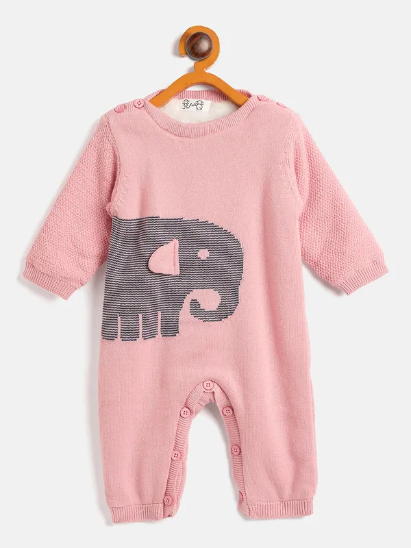 Pink_Infants_Full_Sleeve_Cotton_Fur_Lined_Romper_For___Kids