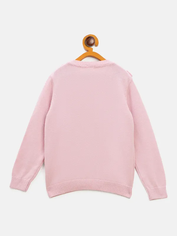 JWAAQ_Girls_Self_Design_V-Neck_Pullover_Cardigan