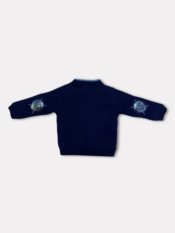 JWAAQ_unisex_Winter_2_pcs_set_with_Faux_Fur_-_Navy_Blue