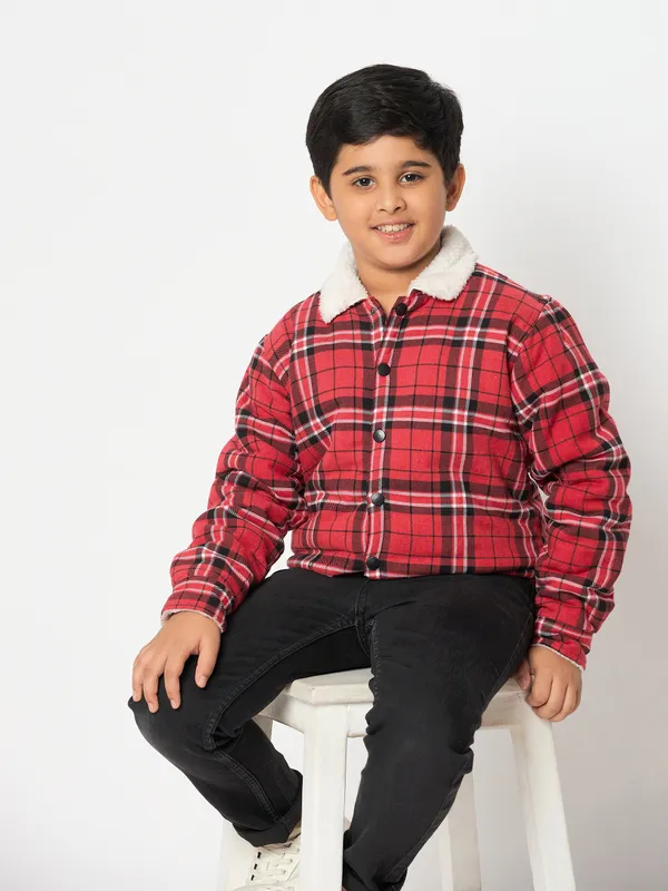 JWAAQ_Boys_Checked_Cardigan