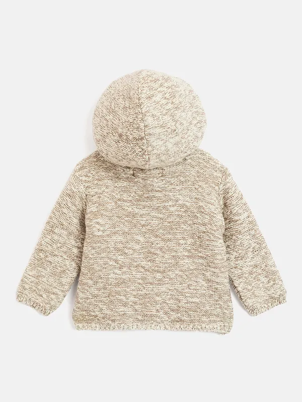 JWAAQ_Cotton_Knit_Full_Sleeve_Baby_kids_unisex_Winter_2_pcs_set_With_Fur_Lined-Oatmeal