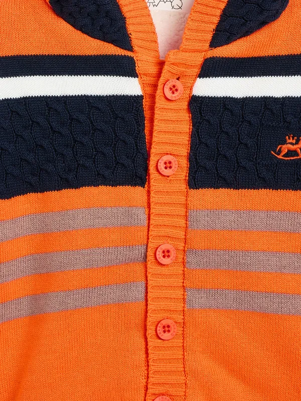 Orange_Full_Sleeve_Cotton_Fur_Lined_Sweater_For_Boys