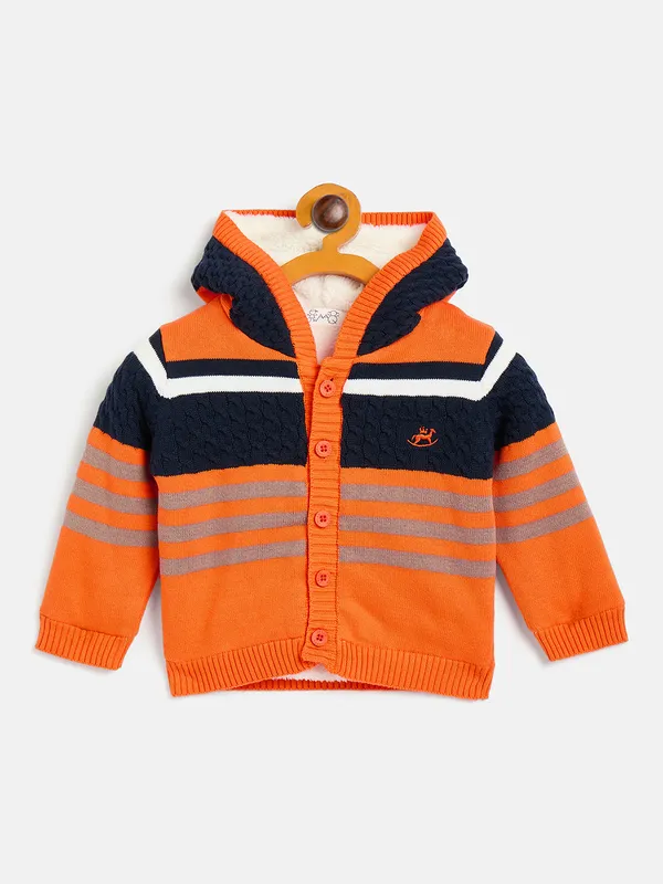 Orange_Full_Sleeve_Cotton_Fur_Lined_Sweater_For_Boys