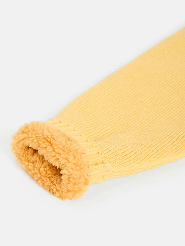 Yellow_Full_Sleeve_Cotton_Fur_Lined_Sweater_For___Kids