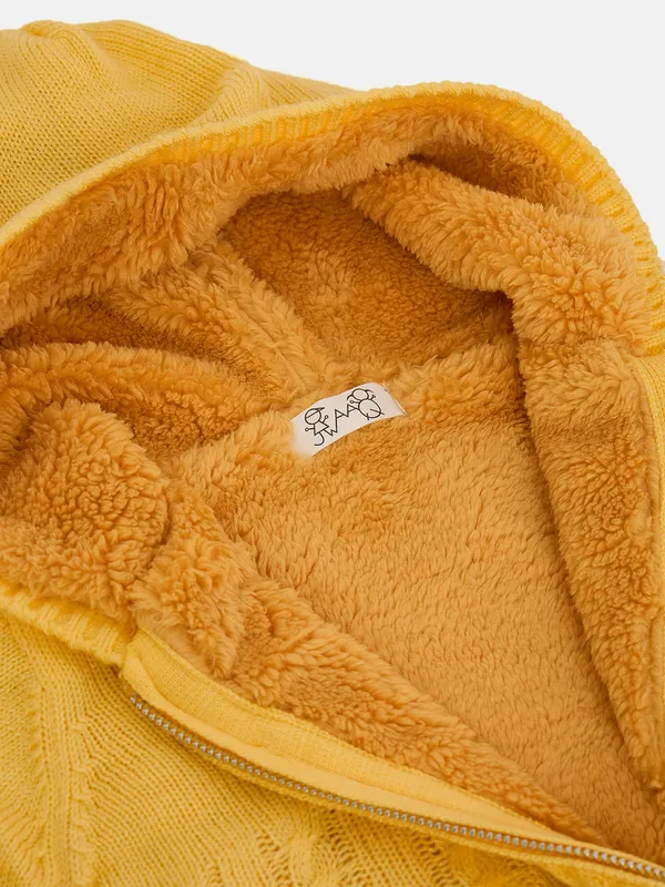 Yellow_Full_Sleeve_Cotton_Fur_Lined_Sweater_For___Kids