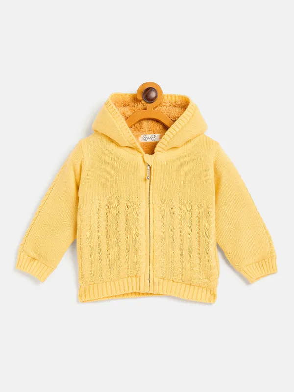 Yellow_Full_Sleeve_Cotton_Fur_Lined_Sweater_For___Kids