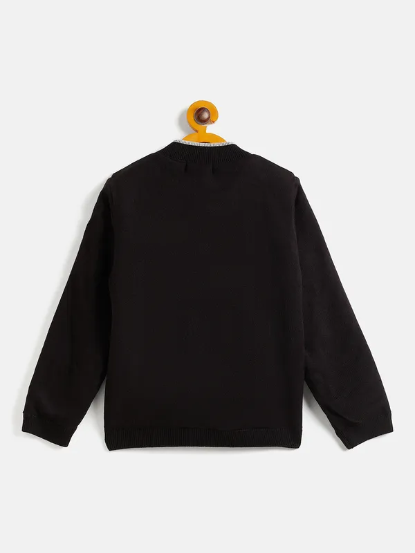 JWAAQ_Boys_Checked_Cotton_Front_Open_Sweater