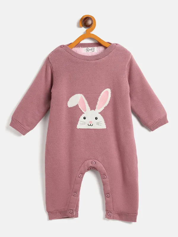 Pink_Infants_Full_Sleeve_Cotton_Fur_Lined_Romper_For___Kids