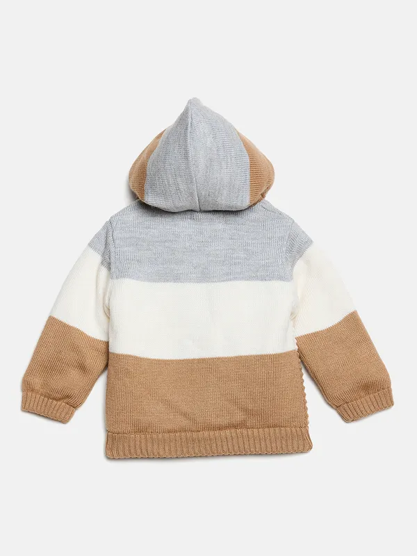 JWAAQ_Full_Sleeve_Baby_Kids_Unisex_Winter_2_Pcs_Set_With_Faux_Fur_-_Brown