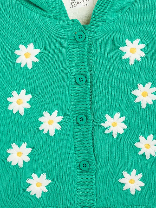 2-Piece_Green_Full_Sleeve_Cotton_Faux_Fur_Winter_Set_For_Girls