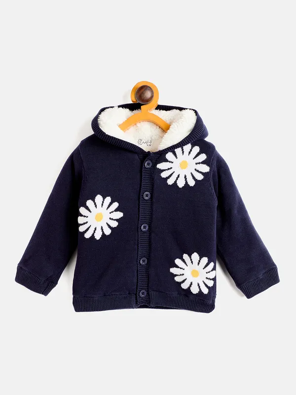 2-Piece_Navy_Blue_Full_Sleeve_Cotton_Faux_Fur_Winter_Set_For_Girls