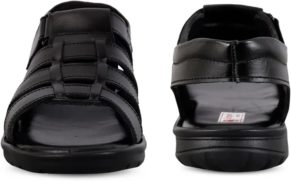 Black_Leather_Solid_Leather_Stylish_&_Comfortable_Slip-on_Sandal_For_Men